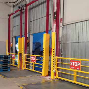 How to keep loading docks ventilated with maximum safety? 