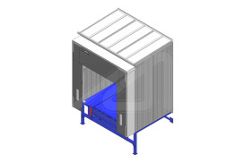 Self-supporting frame Box - Loading house