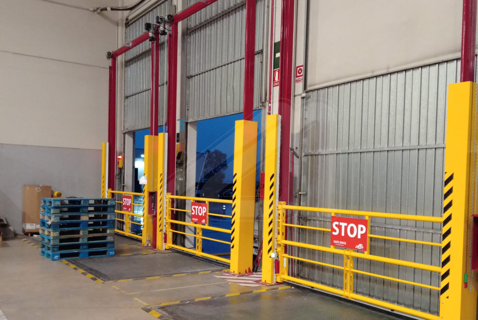 How to keep loading docks ventilated with maximum safety? 